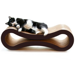Eco-friendly designer lounge and scratching pad in one!