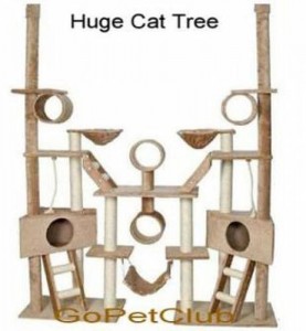 very large cat tree